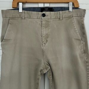 Next (U.K) Men's Size 34 Regular Straight Fit Beige Chino Pants